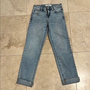 NWOT Hidden Straight Leg Highwaisted Cropped Leg Size 23